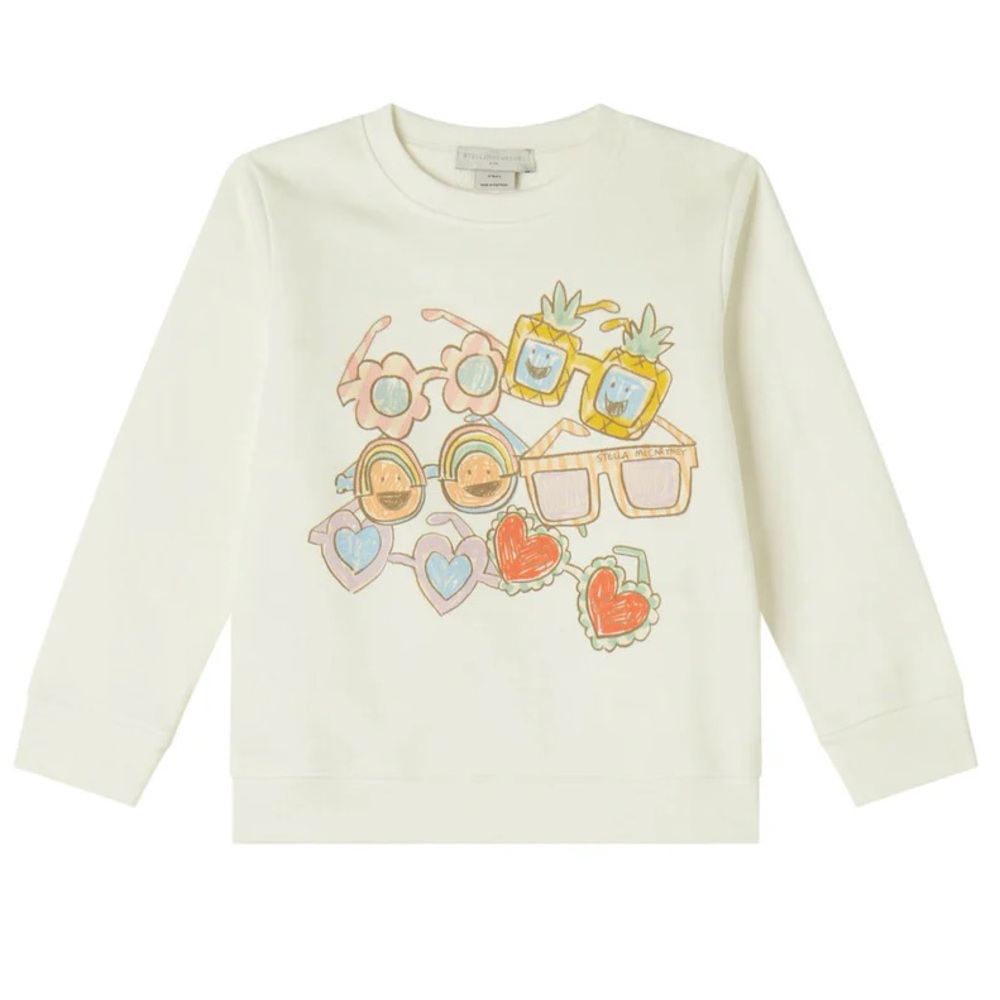 Stella McCartney Sunglasses Printed Sweatshirt (3T)